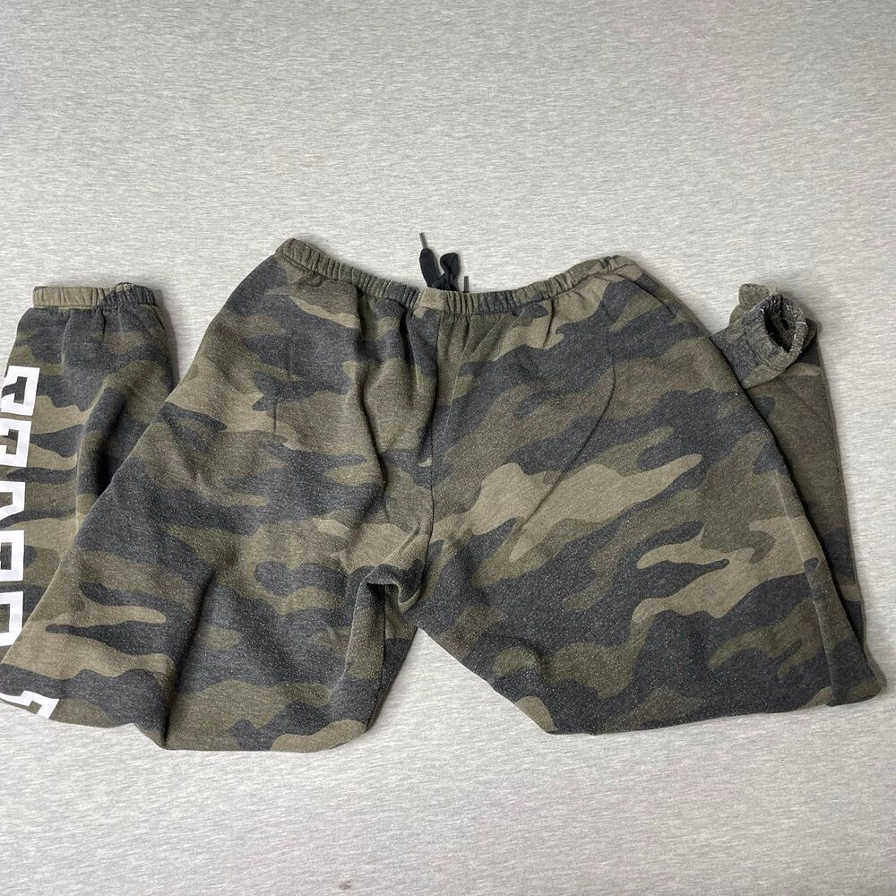 Victoria's Secret PINK Logo Camouflage Ivy Fleece Campus Jogger Sweatpants - Picture 5 of 11
